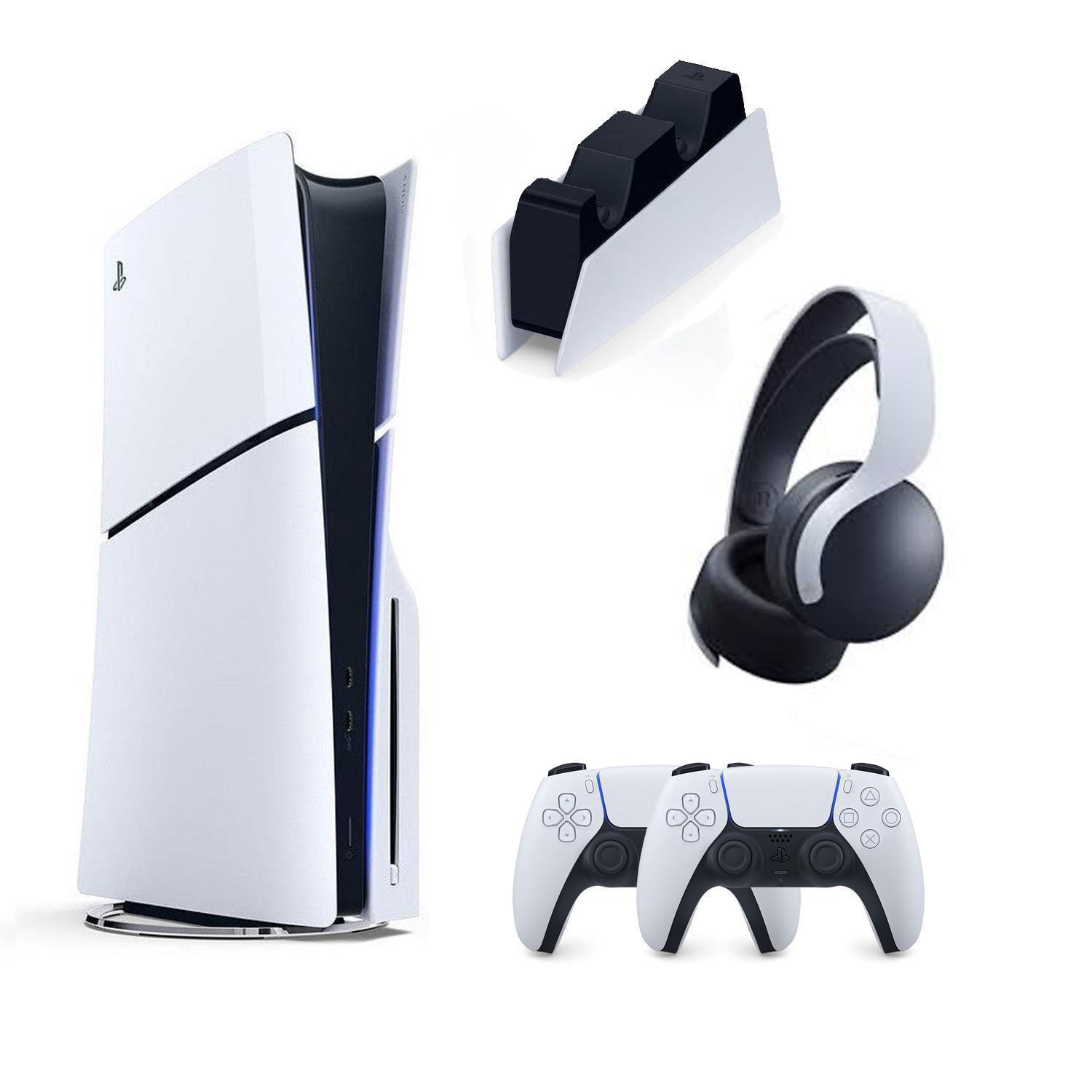 SONY PLAYSTATİON 5 PS5 SLIM CD Lİ + 2.KOL + SONY ŞARJ İSTASYONU + PS5 KULAKLIK