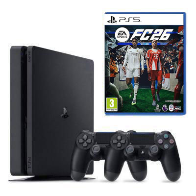 **TEŞHİR** SONY PS4 SLIM 1TB + 2.KOL + FC 26 BUNDLE PAKET