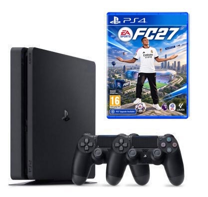 **TEŞHİR** SONY PS4 SLIM 1TB + 2.KOL + FC 27 BUNDLE PAKET