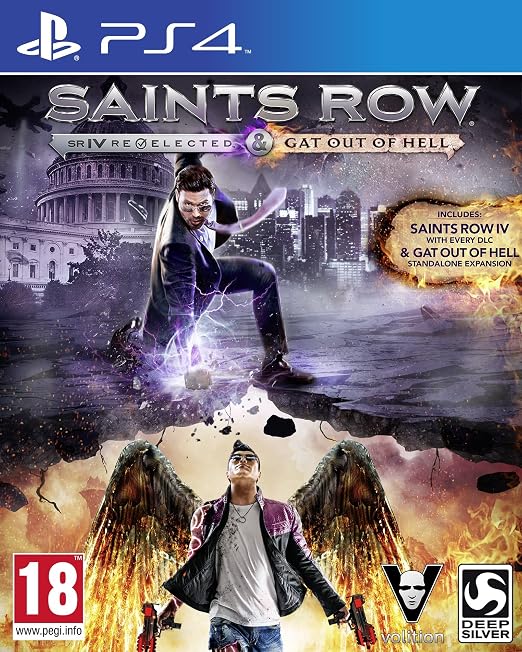 2.EL PS4 Saints Row 4 IV Re-Elected & Gat Out Of Hell Oyun