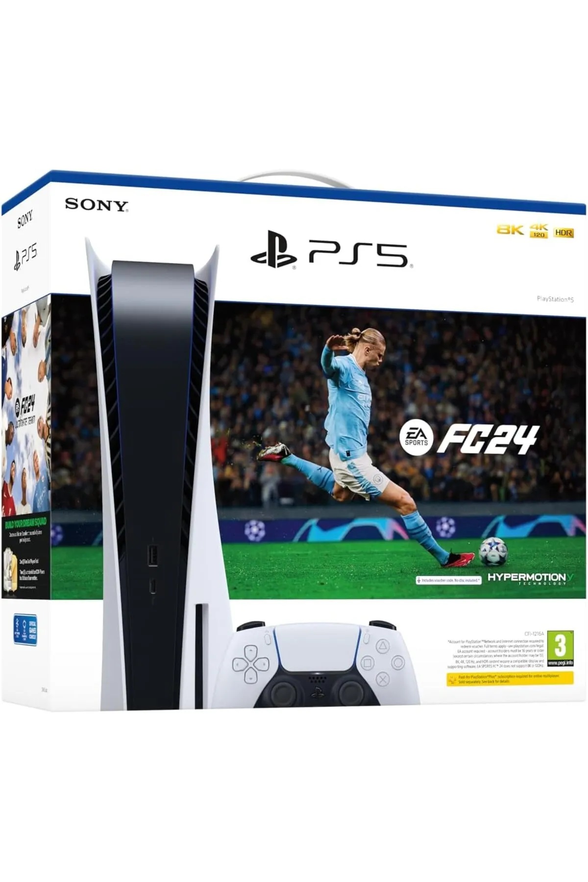 SONY PLAYSTATİON 5 CD Lİ PS5 CD VERSİYON + FC 24 KEY OYUN KONSOLU İTHAALATÇI GARANTİLİ