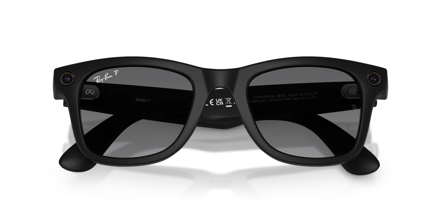 RAY-BAN META WAYFARER GEN2 AKILLI GÖZLÜK RW4012 MAT SİYAH DEGRADE GRAFİT AKILLI GÖZLÜK