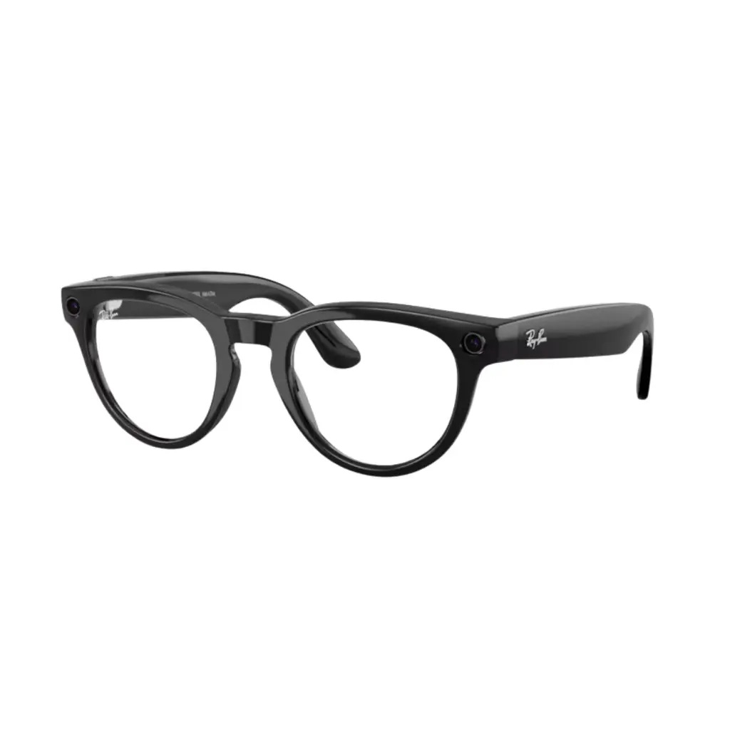 RAY-BAN META WAYFARER PARLAK SİYAH ŞEFFAF TRANSITIONS YEŞİL CAM SİZE 50 (2.NESİL) RW 4013