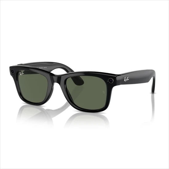2.El Ray Ban Meta Wayfarer RW4006 601/71 Parlak Siyah-Yeşil Akıllı Gözlük En Popüler Akıllı Gözlük