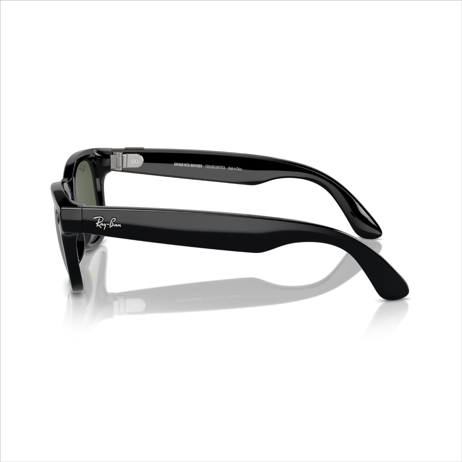 2.El Ray Ban Meta Wayfarer RW4006 601/71 Parlak Siyah-Yeşil Akıllı Gözlük En Popüler Akıllı Gözlük