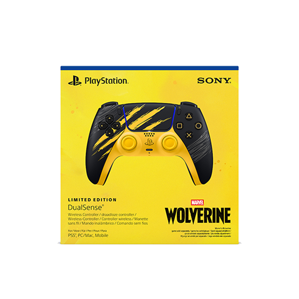 Sony DualSense Marvel's Wolverine Battle Yellow Limited Edition Kablosuz PS5 Oyun Kolu