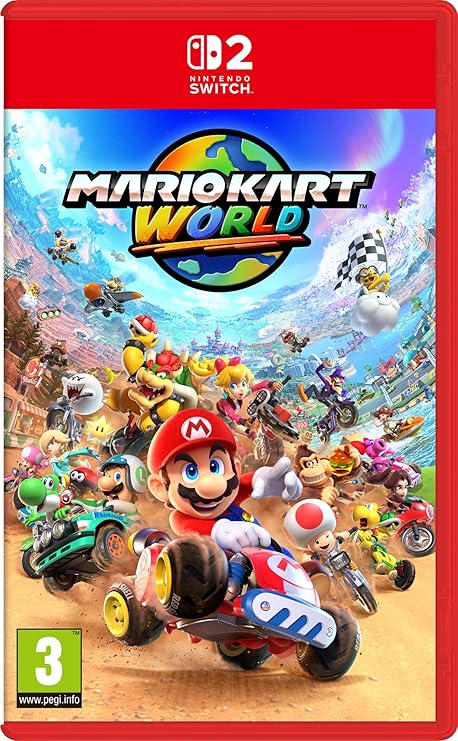 2.EL NINTENDO 2 OYUN MARIO KART WORLD
