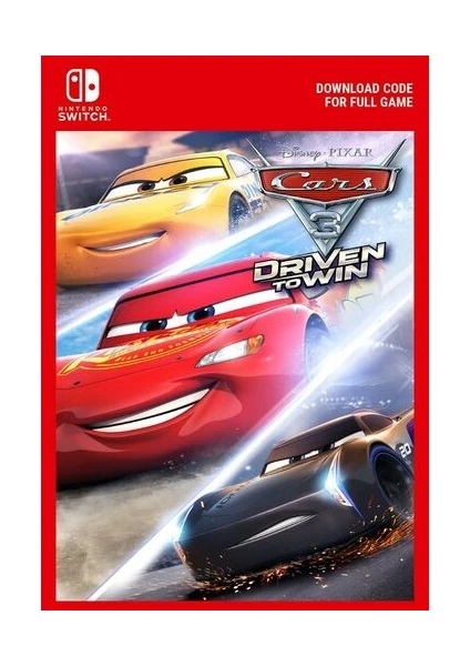 2.EL NİNTENDO SWİTCH CARS 3 DRIVEN TO WIN