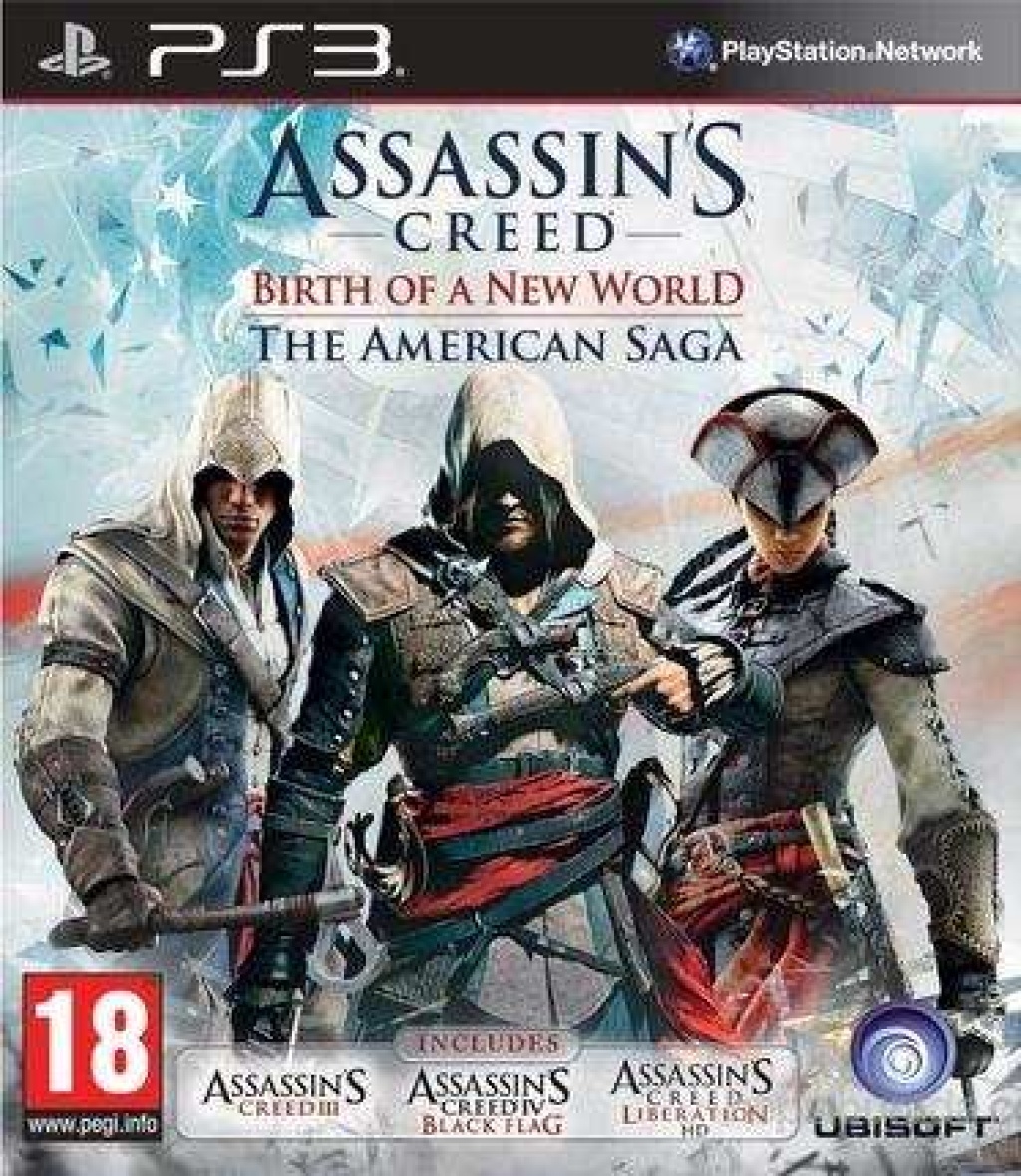 2.EL PS3 OYUN ASSASSINS CREED BIRTH OF A WORLD THE AMERICAN SAGA