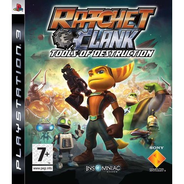 2.EL PS3 RATCHET CLANK TOOLS OF DESTUCTION OYUN
