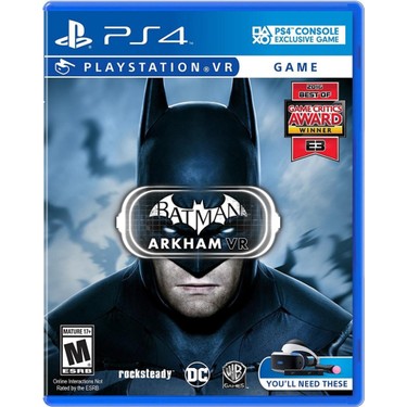 2.EL PS4 OYUN BATMAN ARKHAM VR