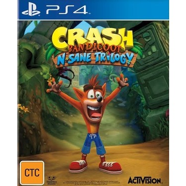 2.EL PS4 OYUN CRASH BANDİCOOT N. SANE TRİLOGY