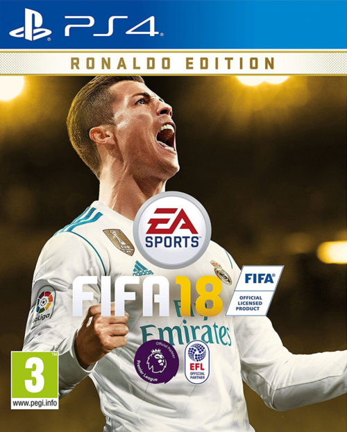 2.EL PS4 OYUN FIFA 18 RONALDO EDITION