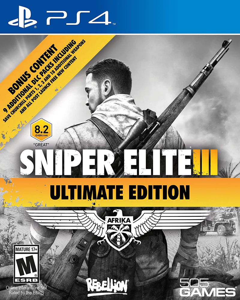 2.EL PS4 OYUN SNIPER ELİTE 3 ULTIMATE EDİTİON