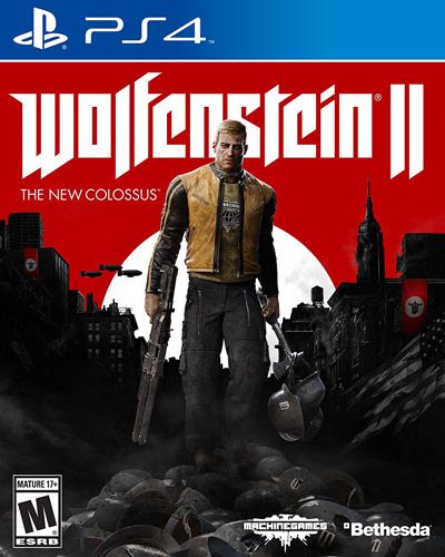 2.EL PS4 OYUN WOLFENSTEIN 2 THE NEW COLOSSUS