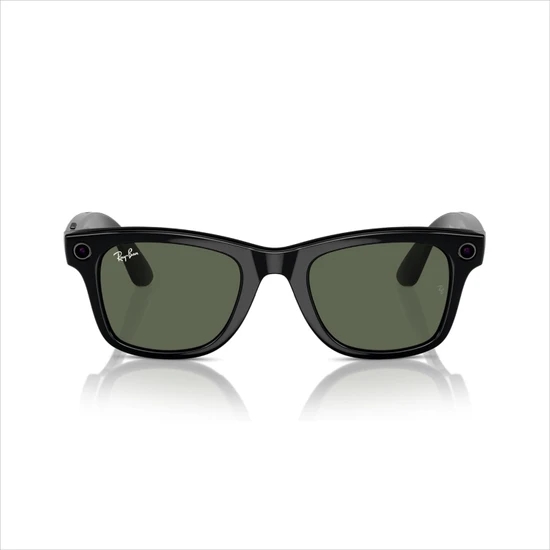 2.El Ray Ban Meta Wayfarer RW4006 601/71 Parlak Siyah-Yeşil Akıllı Gözlük En Popüler Akıllı Gözlük