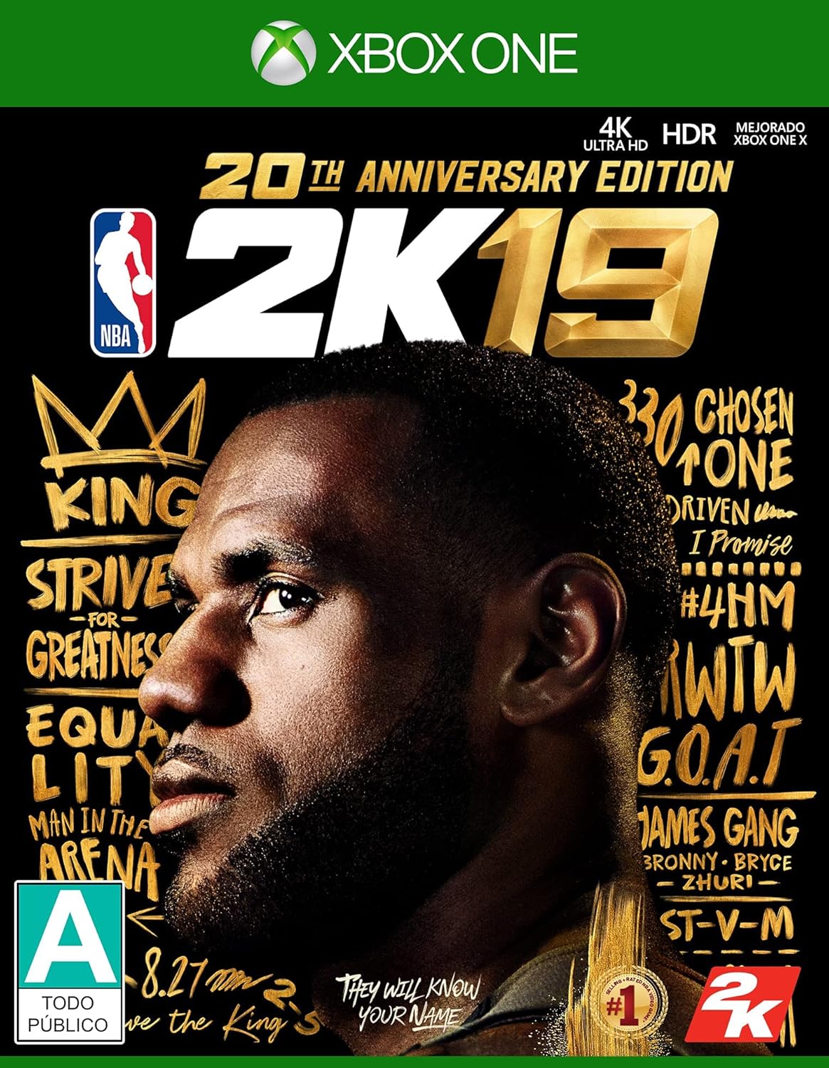 2.EL XBOX ONE OYUN 20.ANNIVERSARY EDİTİON 2K19