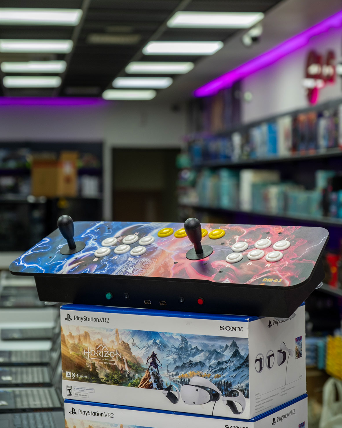 ARCADE TV OYUN KONSOLU EV TİPİ PANDORA BOX RETRO 6 SAGA 3D FULL