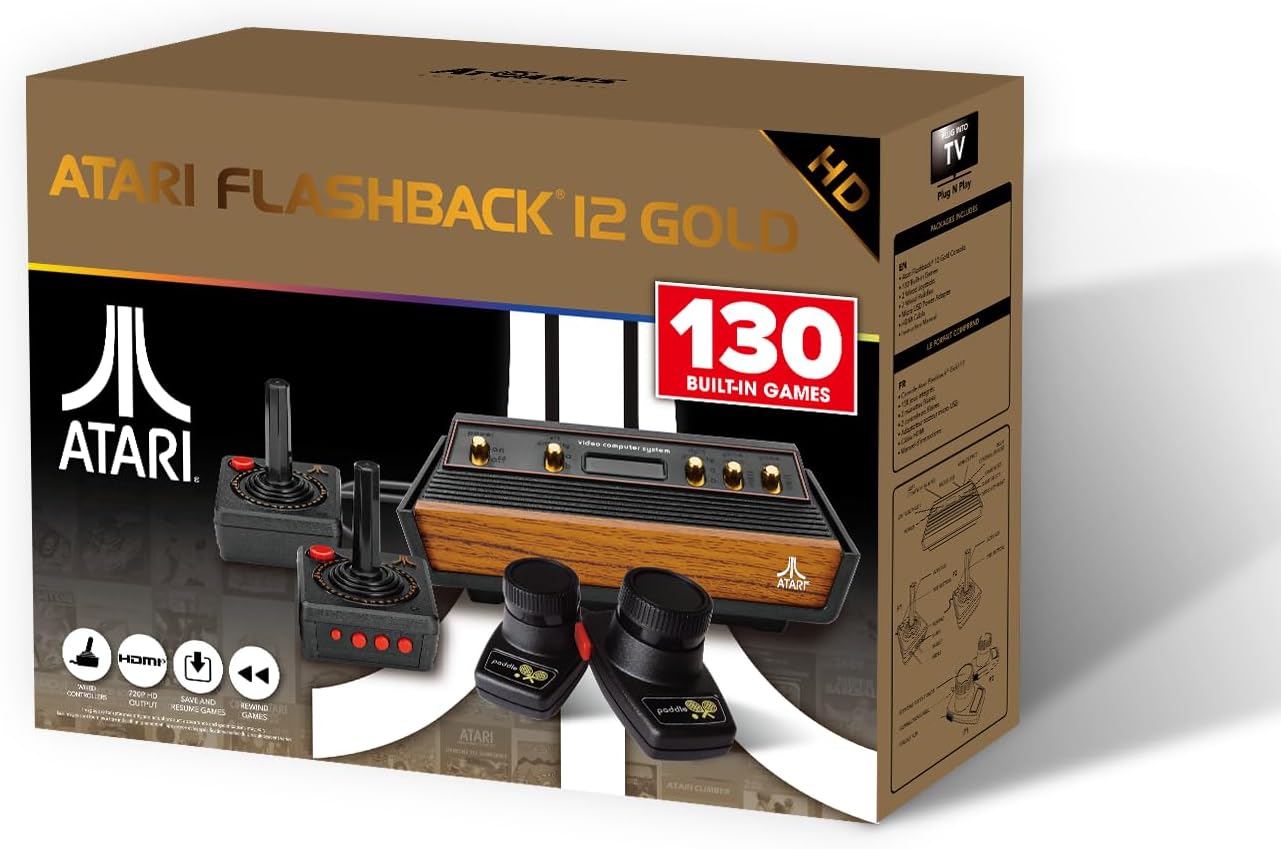 AT GAMES ATARİ FLASHBACK 12 GOLD HD - KONSOL RETRO 130 JEUX