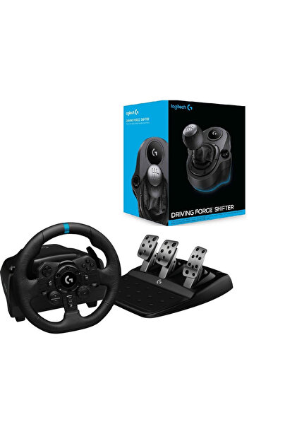 Logitech G923 True Force Oyun Direksiyonu + G Shifter
