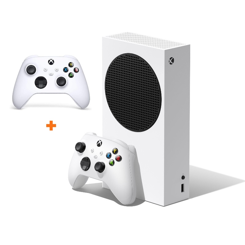 Microsoft Xbox Series S 512 GB SSD Beyaz Oyun Konsolu + Xbox Series 9. Nesil Beyaz 2.Kol