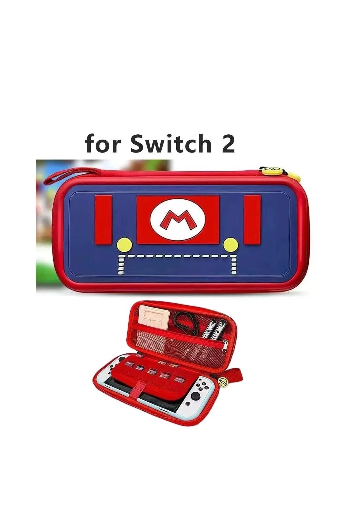 NİNTENDO SWİTCH 2 KABARTMA DESENLİ TAŞIMA ÇANTASI