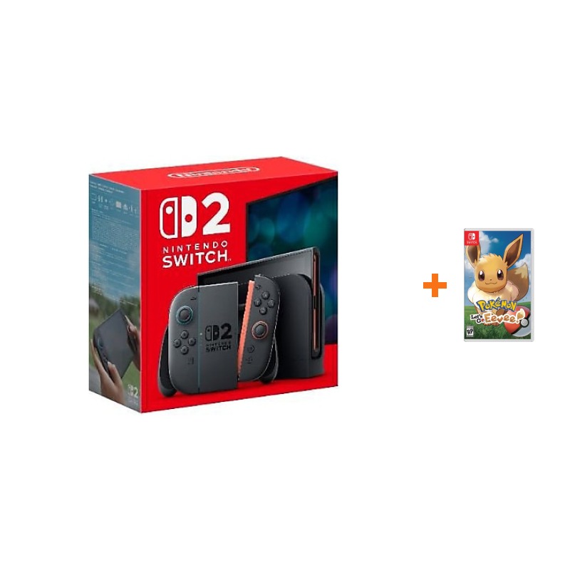 Nintendo Switch 2 Oyun Konsolu + Nintendo Switch Pokemon Lets Go Eevee! Oyun