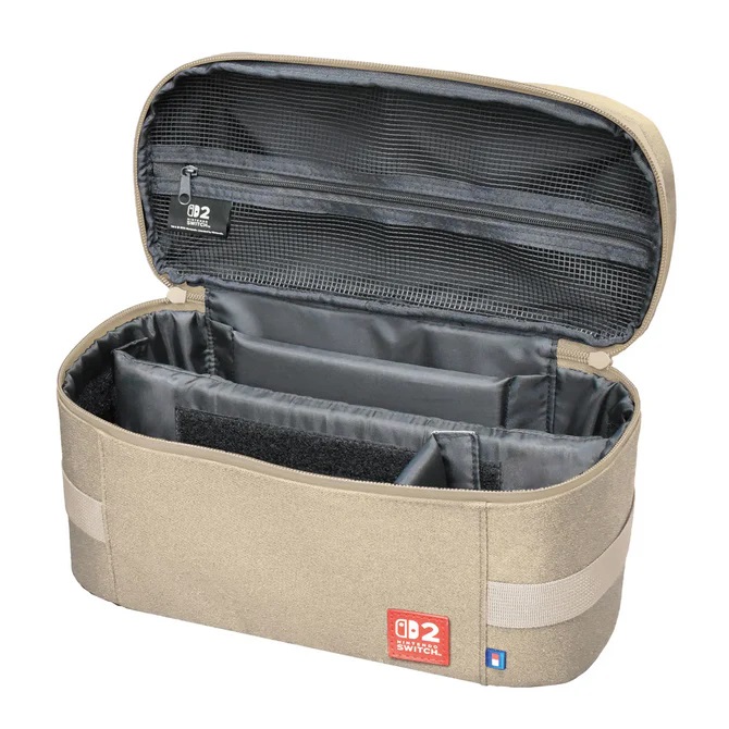 NİNTENDO SWİTCH ÖZEL KUMAŞ SEYAHAT ÇANTASI BEJ