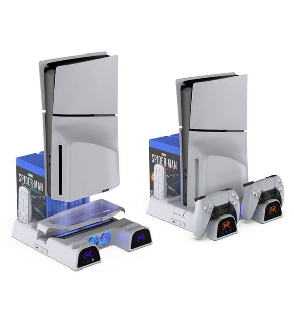 PS5 FAT SLİM UYUMLU MULTİ ÖZELLİKLİ SOĞUTUCU DİKEY FAN DOBE TP5-3532B