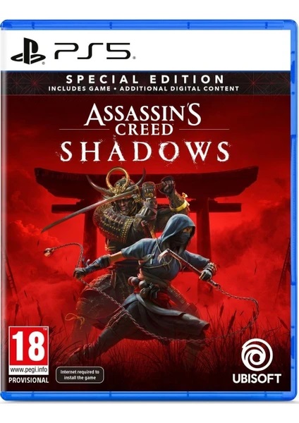 PS5 OYUN ASSASSINS CREED SHADOWS SPECIAL EDITION