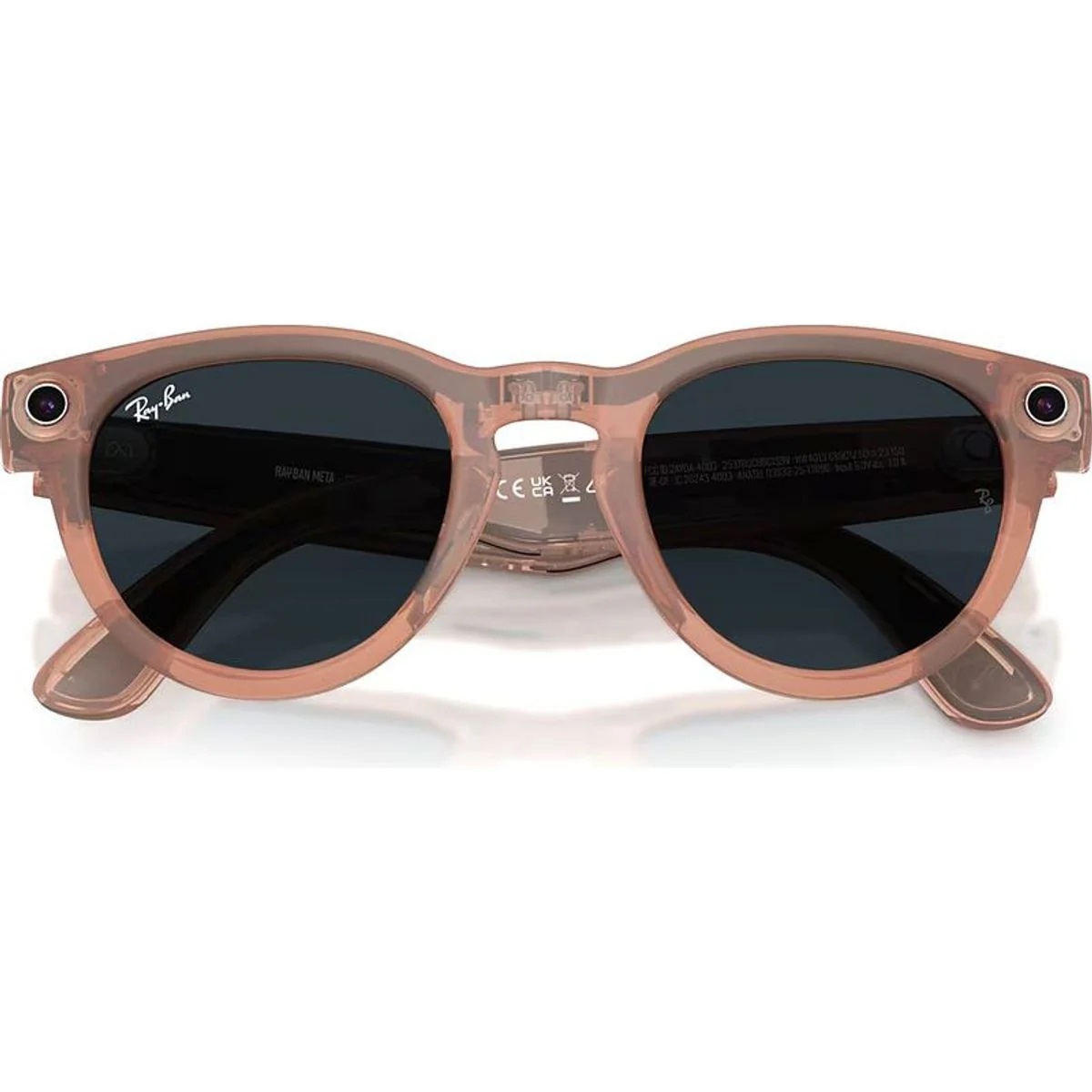 Ray Ban Meta Headliner Gen2 Matte Peach Clear/Grey Transitions 68901Z50
