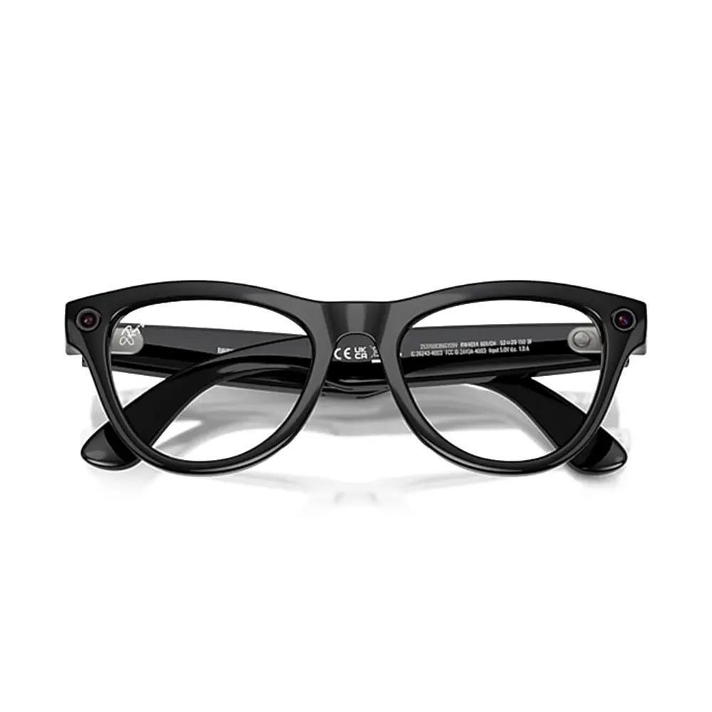 Ray Ban Meta Skyler 2. Nesil Parlak Siyah Transitions Ametist Mor