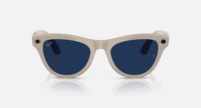 RAY-BAN META SKYLER AKILLI GÖZLÜK RW 4010 TRANSİTİONS 6700MF52 GÜNEŞTE KOYULAŞAN SHINY CHALKY GRAY