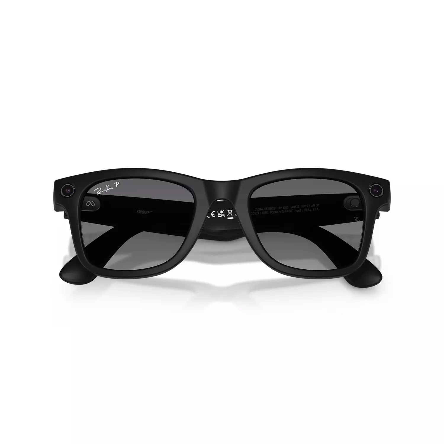 RAY-BAN Meta Wayfarer (2.NESİL) MAT SİYAH 50 SİZE POLAR GRAIDENT GRAPHITE