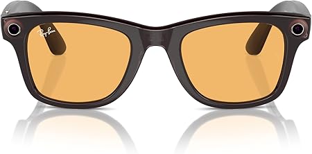 Ray-Ban Meta Wayfarer Akıllı Gözlük Parlak Siyah Sarı