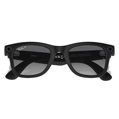 Ray-Ban Meta Wayfarer Akıllı Gözlük Mat Siyah Polarize Grafit RW4008