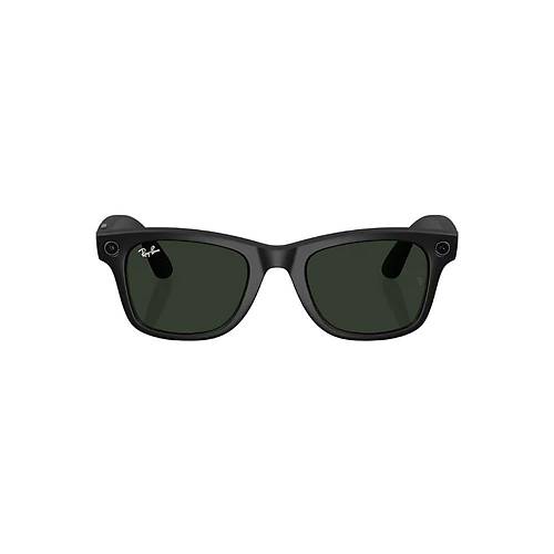 Ray-Ban Meta Wayfarer Akıllı Gözlük Mat Siyah Şeffaf Grafit Yeşil Transitions Cam Rengi RW4006