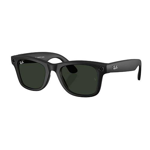 Ray-Ban Meta Wayfarer Akıllı Gözlük Mat Siyah Şeffaf Grafit Yeşil Transitions Cam Rengi RW4008