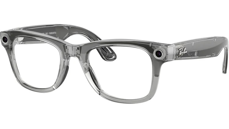 Ray Ban Meta Wayfarer Gen 2 Transparan Gri -Transitions Safir Mavi 6840MF53