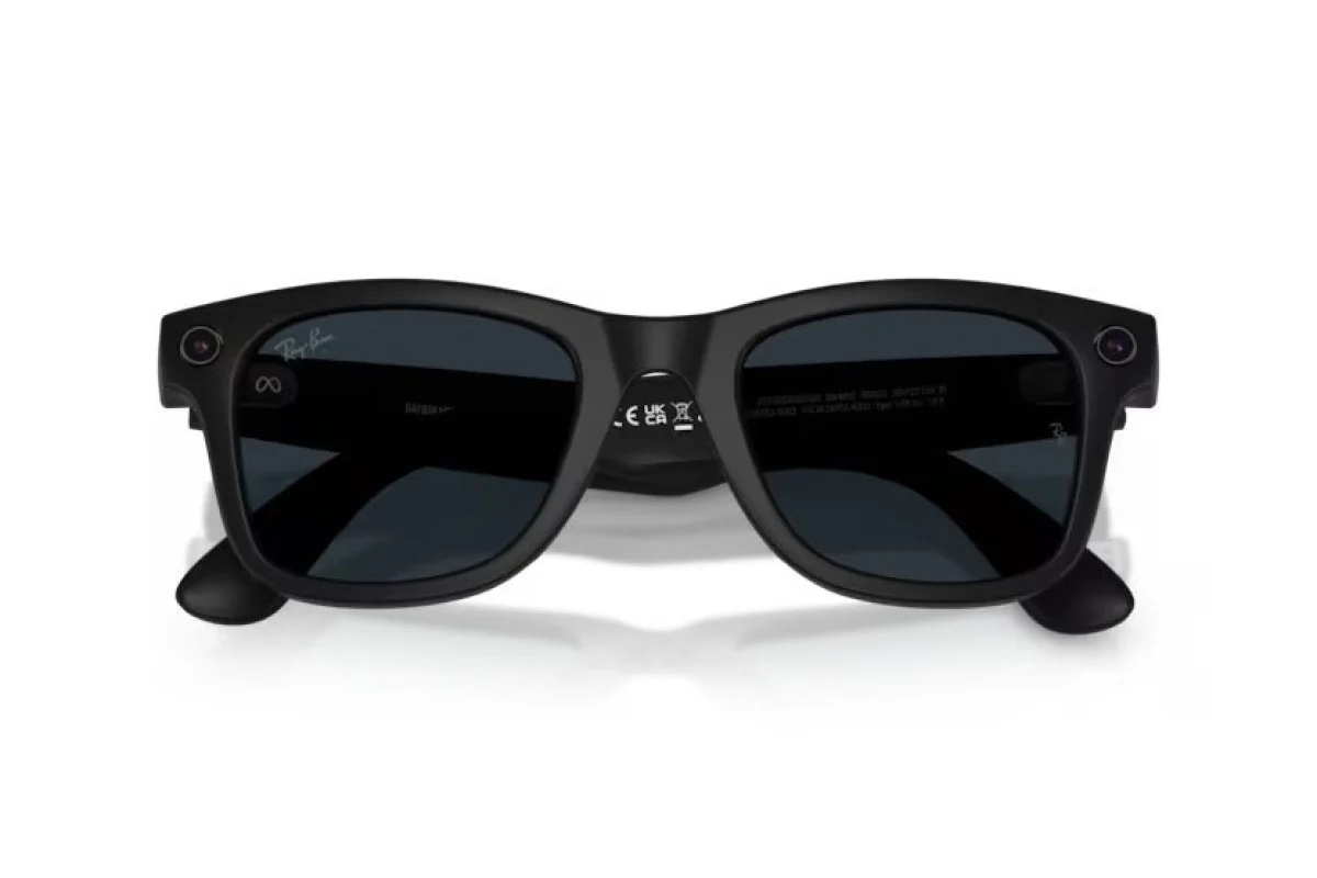 RAY-BAN META WAYFARER MAT SİYAH ŞEFFAF CAM (2.NESİL) RW4012