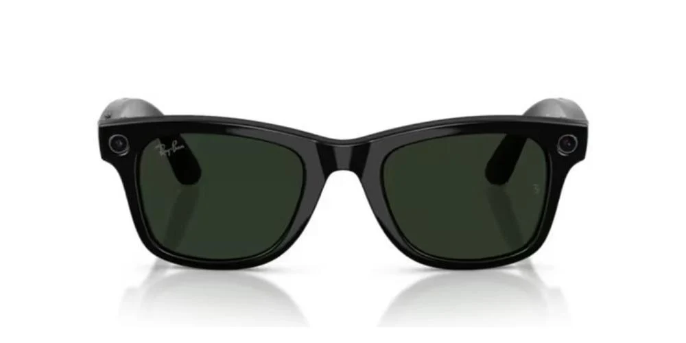 RAY-BAN META WAYFARER PARLAK SİYAH ŞEFFAF TRANSITIONS  YEŞİL CAM (2.NESİL) RW 4012