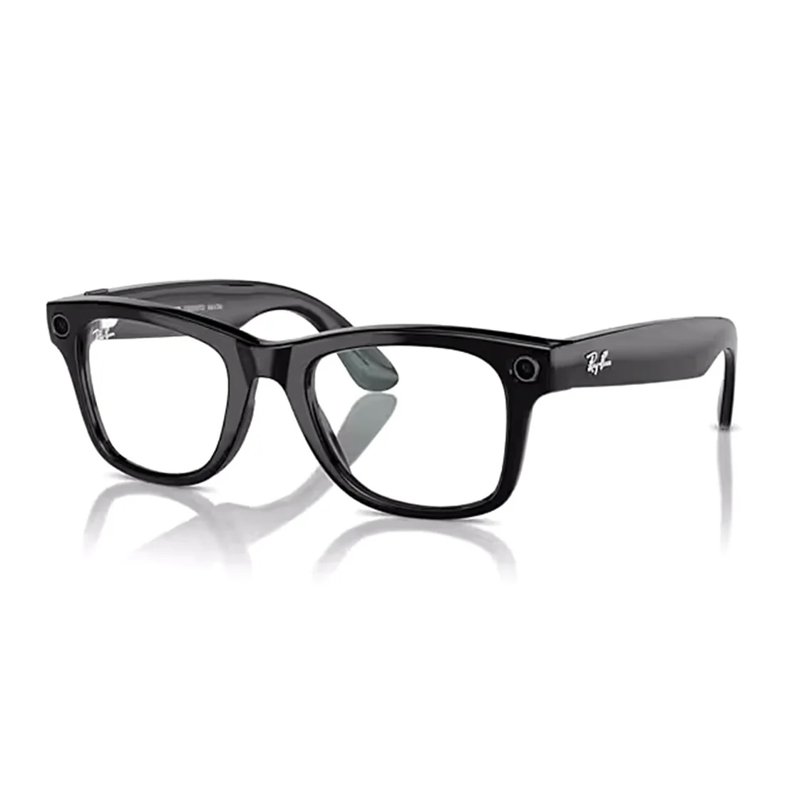 RAY-BAN META WAYFARER SHINY BLACK CLEAR GLASS RW 4008 AKILLI GÖZLÜK