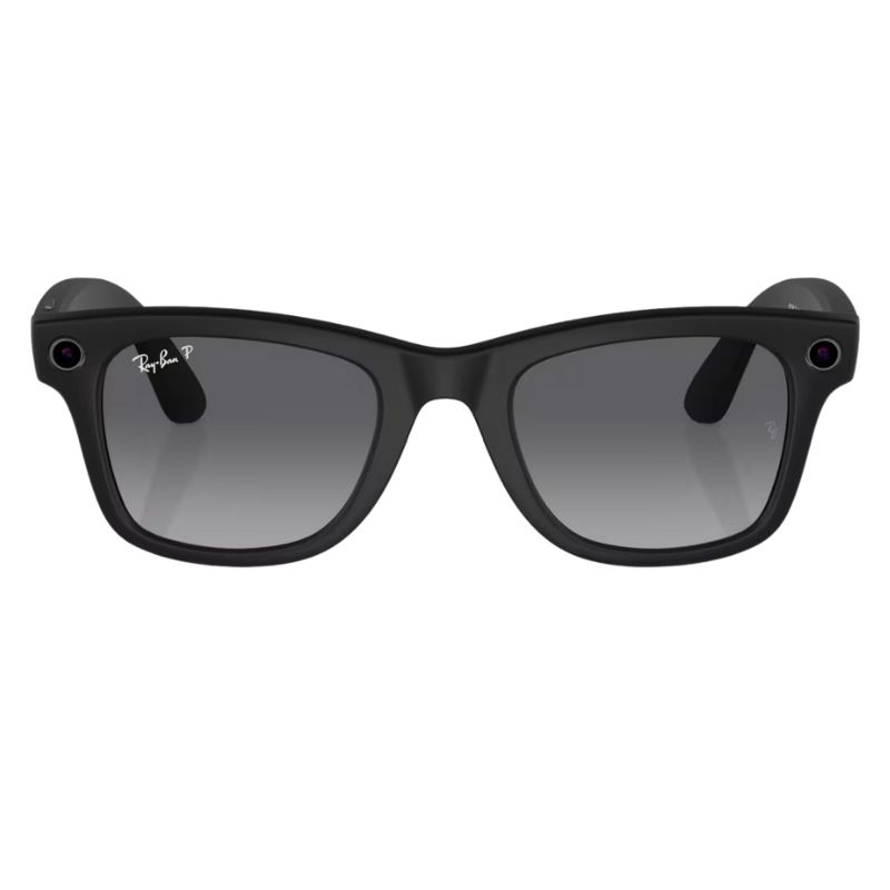 RAY-BAN META WAYFARER SUNGLASSES İN BLACK AND GRAPHİTE