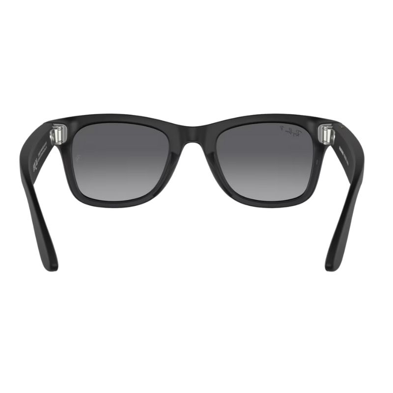 RAY-BAN META WAYFARER SUNGLASSES İN BLACK AND GRAPHİTE