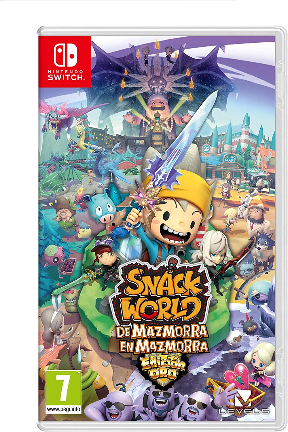 SNACK WORLD DE MAZMORRA EN MAZMORRA NİNTENDO SWİTCH OYUN
