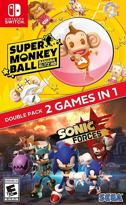 SONİC FORCES VE SUPER MONKEY BALL: BANANA BLİTZ HD ÇİFT PAKET (NİNTENDO SWİTCH)