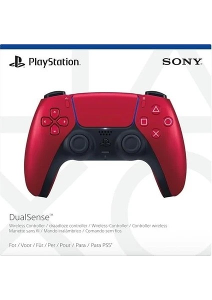 SONY PLAYSTATİON 5 DUALSENSE CONTROLLER VOLCANIC RED BİLKOM GARANTİLİ