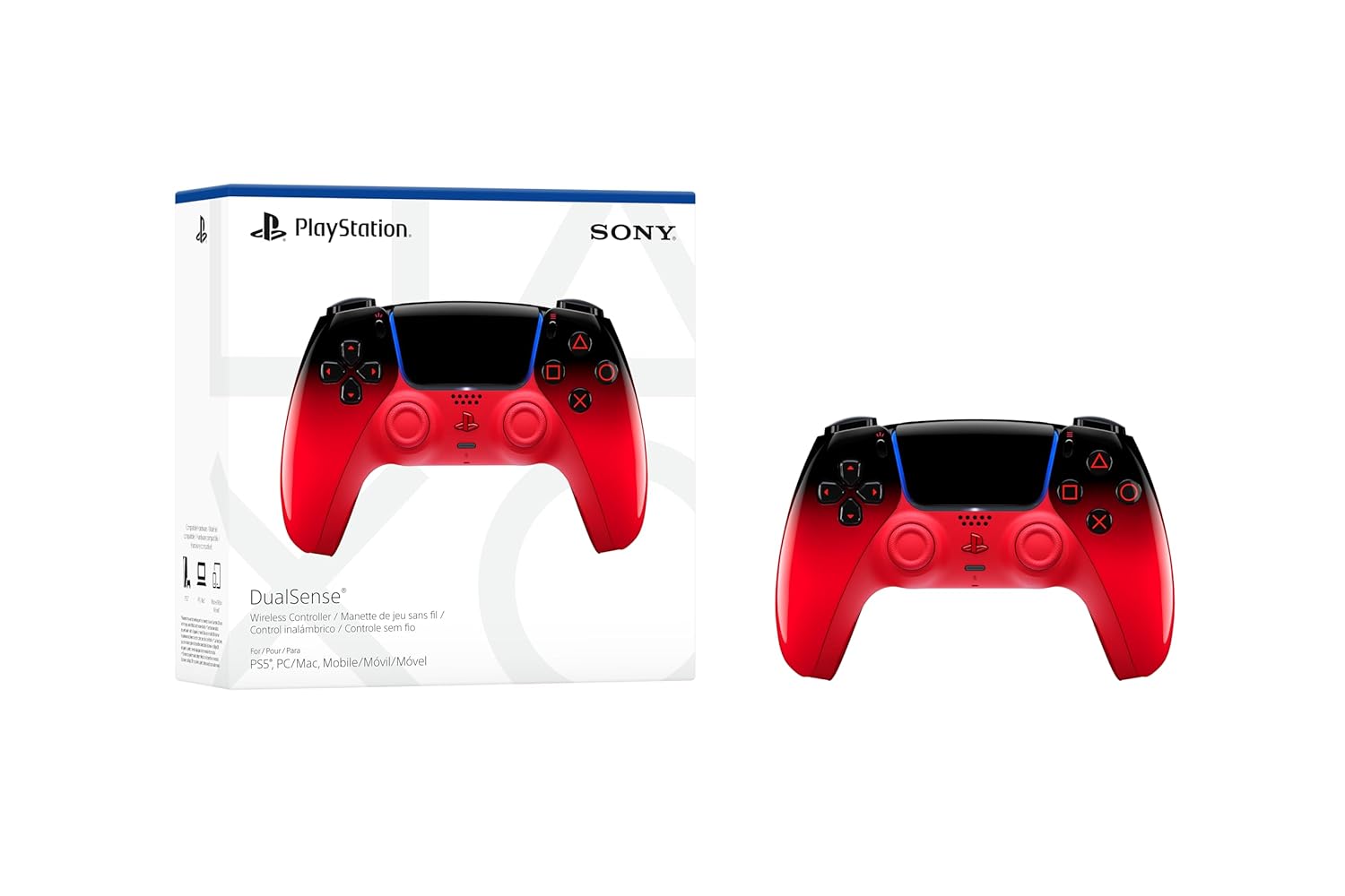 Sony Playstation 5 Dualsense Controller Techno Red (Bilkom Garantili)