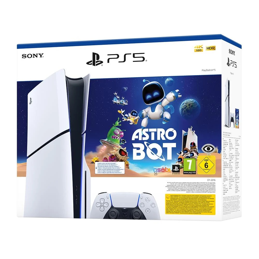 SONY PLAYSTATİON 5 SLİM CD Lİ 1TB + ASTRO BOT OYUN KONSOLU PAKETİ