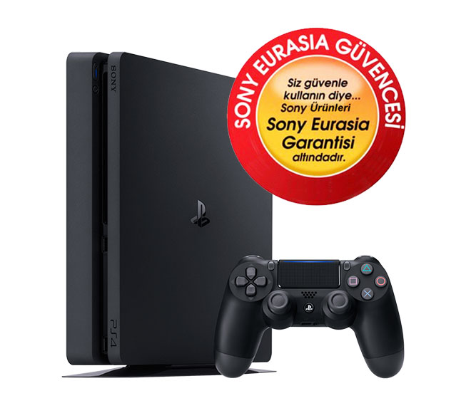 SONY PS4 SLIM 500GB OYUN KONSOLU - SONY EURASIA GARANTİLİ